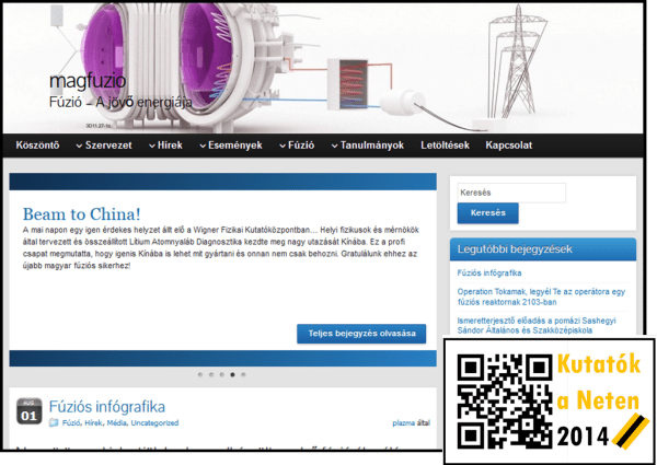 Fúzió – a jövő energiája – Magyar Euratom Fúziós Szövetség (Szabolics Tamás)